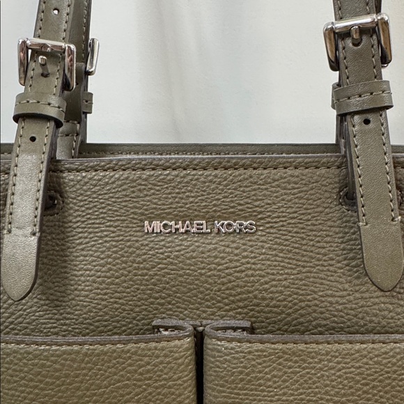 Michael Kors Dark Olive Tote Bag - Picture 2 of 5